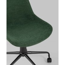 Компьютерное кресло Stool Group Кайзер зеленый обивка шенилл крестовина металл черный