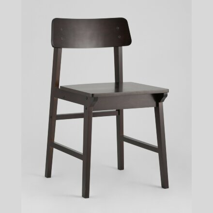 Стул Stool Group ODEN Wood, цвет эспрессо, массив гевеи, 4 шт. 