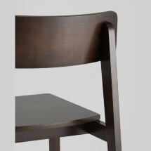 Стул Stool Group ODEN Wood, цвет эспрессо, массив гевеи, 4 шт.