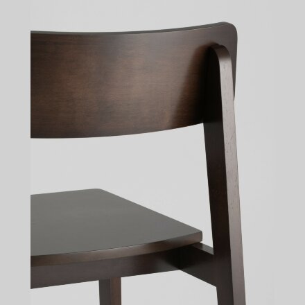 Стул Stool Group ODEN Wood, цвет эспрессо, массив гевеи, 4 шт. 
