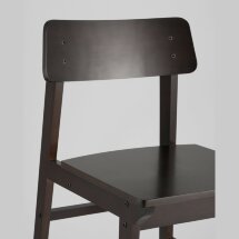 Стул Stool Group ODEN Wood, цвет эспрессо, массив гевеи, 4 шт.