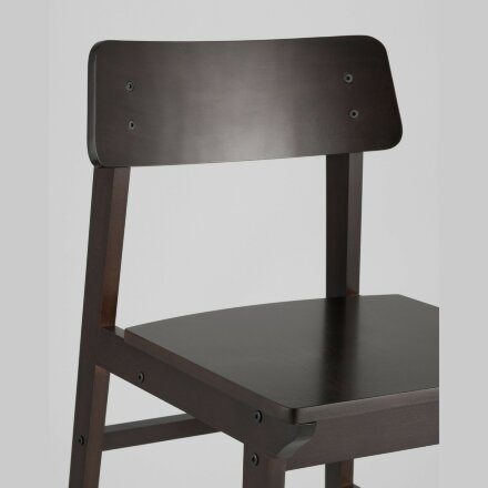 Стул Stool Group ODEN Wood, цвет эспрессо, массив гевеи, 4 шт. 
