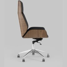 Компьютерное кресло TopChairs TopChairs Crown черное для руководителя механизм качания крестовина металл