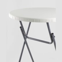 Стол круглый Коктейльный Stool Group Кейт, стальной каркас, столешница из полиэтилена HDPE