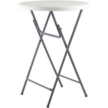 Стол круглый Коктейльный Stool Group Кейт, стальной каркас, столешница из полиэтилена HDPE