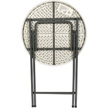 Стол круглый Коктейльный Stool Group Кейт, стальной каркас, столешница из полиэтилена HDPE