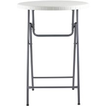 Стол круглый Коктейльный Stool Group Кейт, стальной каркас, столешница из полиэтилена HDPE