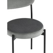 Стул Stool Group Бриф NEW велюр тёмно-серый