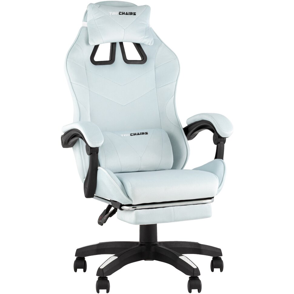 Кресло спортивное TopChairs MG-7019 велюр светло-голубой Кресло спортивное TopChairs MG-7019 велюр светло-голубой