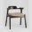 Комплект из двух стульев Stool Group VINCENT в мягкой бежевой обивке, деревянный каркас из массива гевеи 