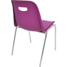 Стул пластиковый на металлокаркасе Venezia-4 Viola purple 145