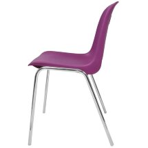 Стул пластиковый на металлокаркасе Venezia-4 Viola purple 145