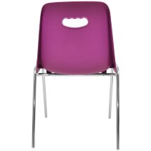 Стул пластиковый на металлокаркасе Venezia-4 Viola purple 145