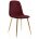 Стул на металлокаркасе Dabl wine red 