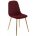 Стул на металлокаркасе Dabl wine red 