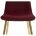 Стул на металлокаркасе Dabl wine red 