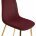 Стул на металлокаркасе Dabl wine red 