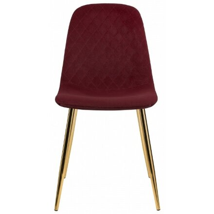 Стул на металлокаркасе Dabl wine red 