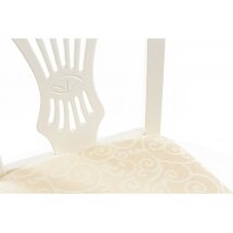 Стул деревянный Мебель Малайзии Arfa butter white