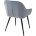 Стул BREEZE BLUVEL-06 BLUE, велюр/ черный каркас М-City 