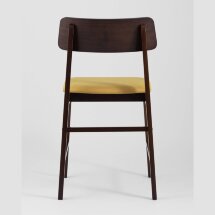 Комплект из двух стульев Stool Group ODEN мягкая тканевая желтая обивка
