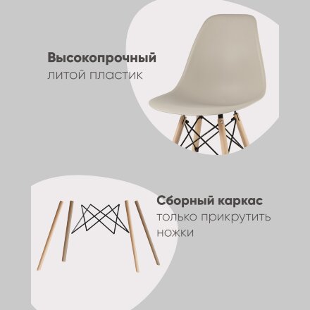 Стул Eames Style DSW синий 