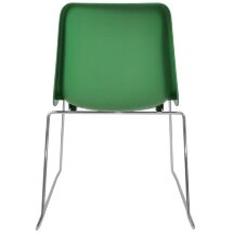 Стул пластиковый на металлокаркасе Vicenza -3 Verde green Ral 6032