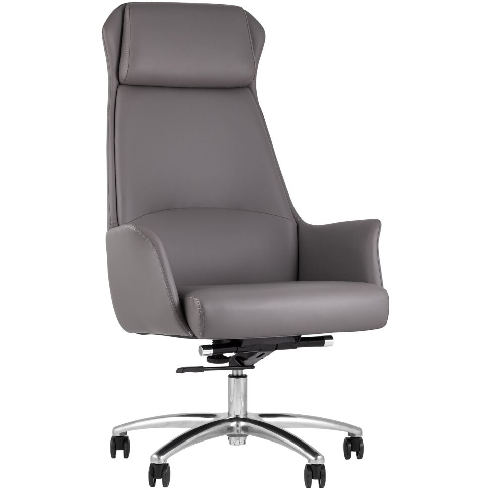 Кресло руководителя TopChairs Viking серое Кресло руководителя TopChairs Viking серое