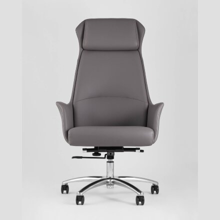 Кресло руководителя TopChairs Viking серое 