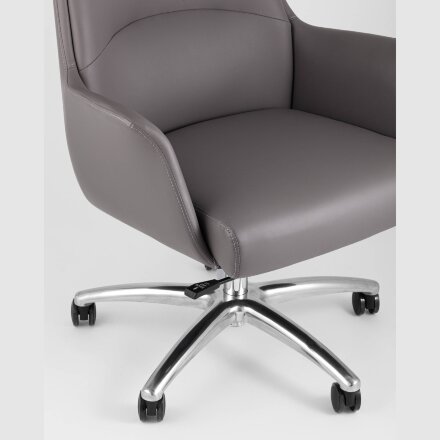 Кресло руководителя TopChairs Viking серое 