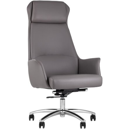 Кресло руководителя TopChairs Viking серое 