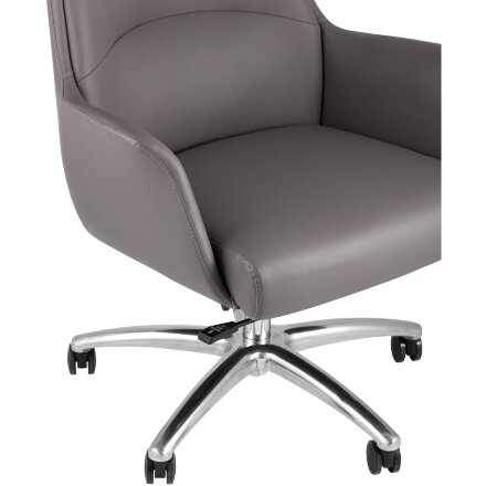 Кресло руководителя TopChairs Viking серое 