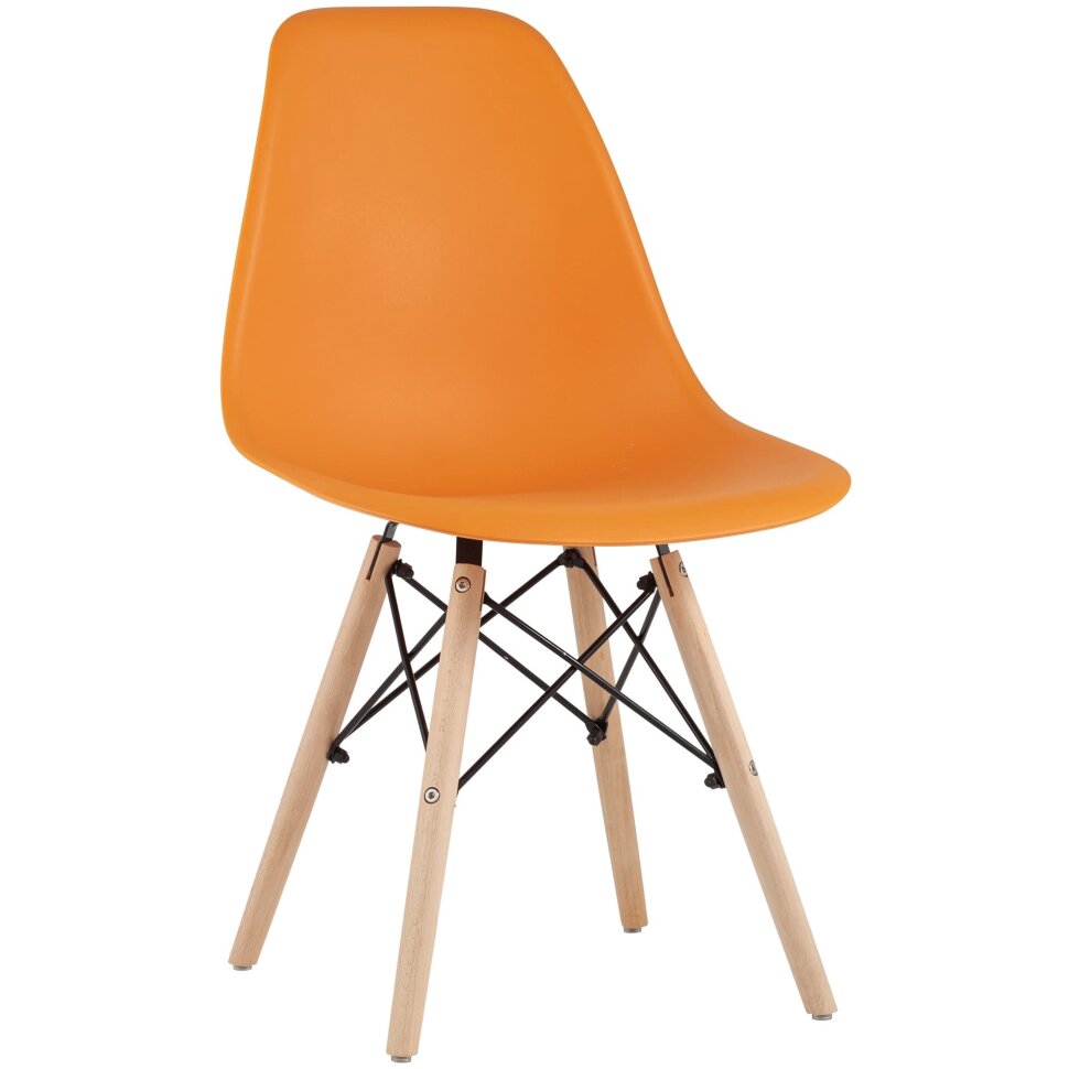 Стул Eames Style DSW оранжевый Стул Eames Style DSW оранжевый