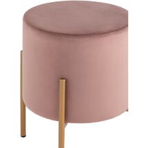 Пуф Stool Group Кейси велюр пыльно-розовый