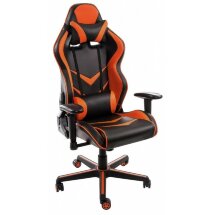 Компьютерное кресло Racer черное / оранжевое