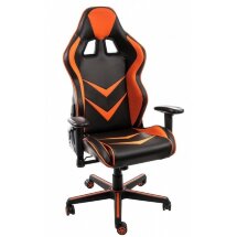 Компьютерное кресло Racer черное / оранжевое