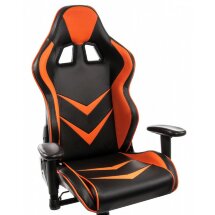 Компьютерное кресло Racer черное / оранжевое