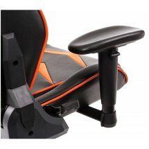 Компьютерное кресло Racer черное / оранжевое
