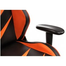 Компьютерное кресло Racer черное / оранжевое