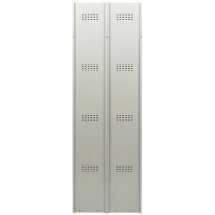 Шкаф металлический для одежды BRABIX &quot;LK 21-60&quot;, УСИЛЕННЫЙ, 2 секции, 1830х600х500 мм, 32 кг, 291126, S230BR402502