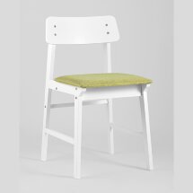 Комплект из двух стульев Stool Group ODEN WHITE оливковый мягкое сиденье из ткани