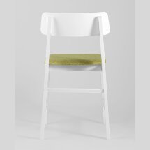 Комплект из двух стульев Stool Group ODEN WHITE оливковый мягкое сиденье из ткани