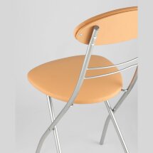 Стул складной Stool Group М8-01 Компакт Сахара металлический каркас, кожа PVC