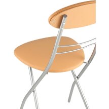 Стул складной Stool Group М8-01 Компакт Сахара металлический каркас, кожа PVC