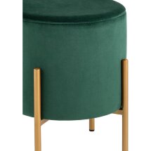 Пуф Stool Group Кейси велюр зелёный