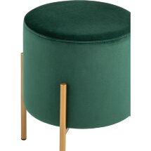 Пуф Stool Group Кейси велюр зелёный