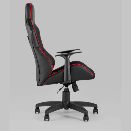 Игровое кресло Stool Group компьютерное TopChairs Meteor черное геймерское 