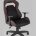 Игровое кресло Stool Group компьютерное TopChairs Meteor черное геймерское 