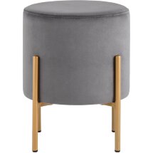 Пуф Stool Group Кейси велюр серый