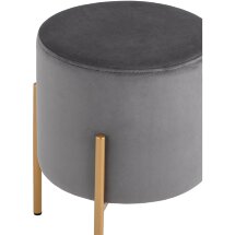 Пуф Stool Group Кейси велюр серый